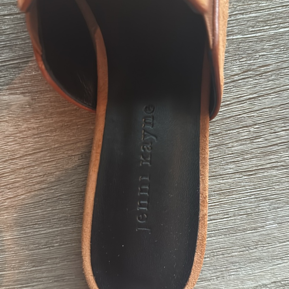 Jenni Kayne brown suede mules, size 39. - Picture 2 of 6